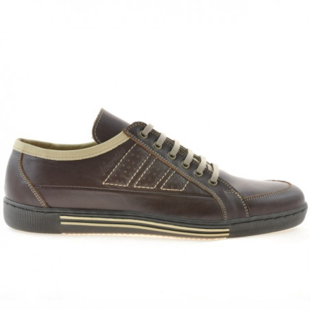 Buty sportowe męskie 703 brązowe