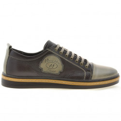 Buty casual / sportowe męskie 766 piasek+kawa