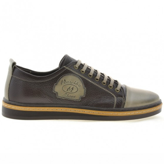 Buty casual / sportowe męskie 766 piasek+kawa