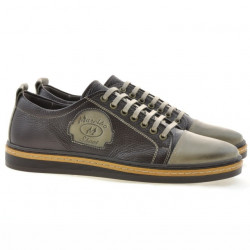 Buty casual / sportowe męskie 766 piasek+kawa