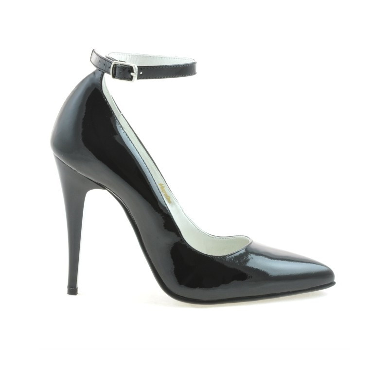 Eleganckie buty damskie 1247 czarny lakier