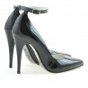 Eleganckie buty damskie 1247 czarny lakier