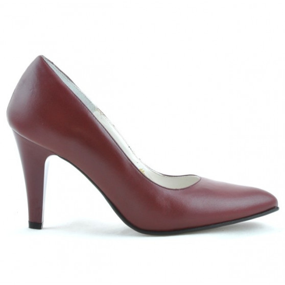 Eleganckie buty damskie 1234 bordowe