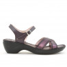 Sandale damskie 501 fioletowy kombinowany