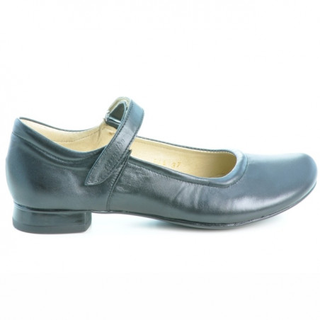 Damskie buty casual 644 czarne