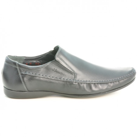 Casual / eleganckie buty męskie 861 czarne