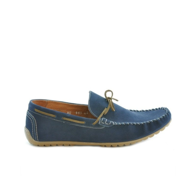 Mokasyny męskie 863 bufo indigo