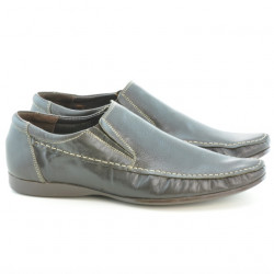 Casualowe / eleganckie buty męskie 861 kawa