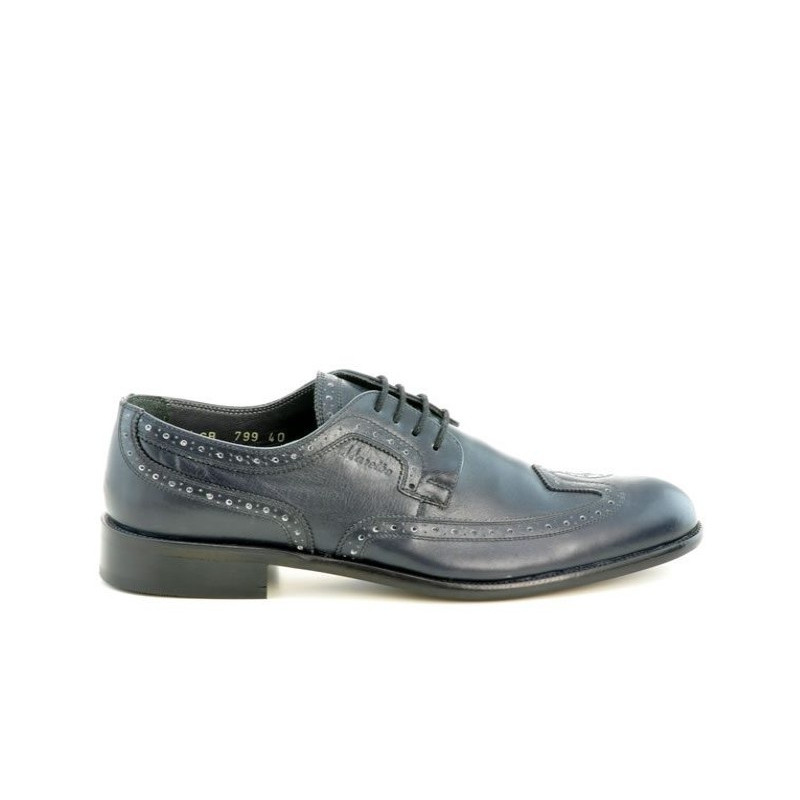 Eleganckie buty męskie 799 indygo