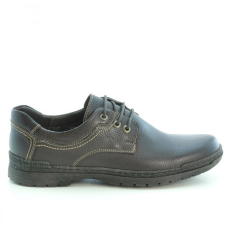Buty casual / eleganckie męskie 752 kawa