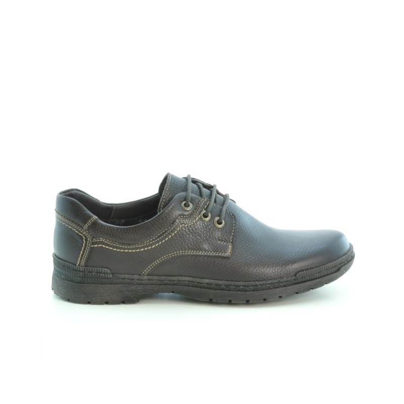 Buty casual / eleganckie męskie 752 kawa