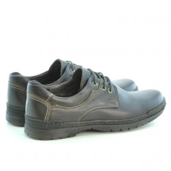 Buty casual / eleganckie męskie 752 kawa