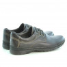 Buty casual / eleganckie męskie 752 kawa