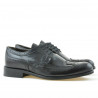 Eleganckie buty męskie 799 w bordowym kolorze