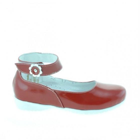 Buty dziecięce 17c lakierowane czerwone