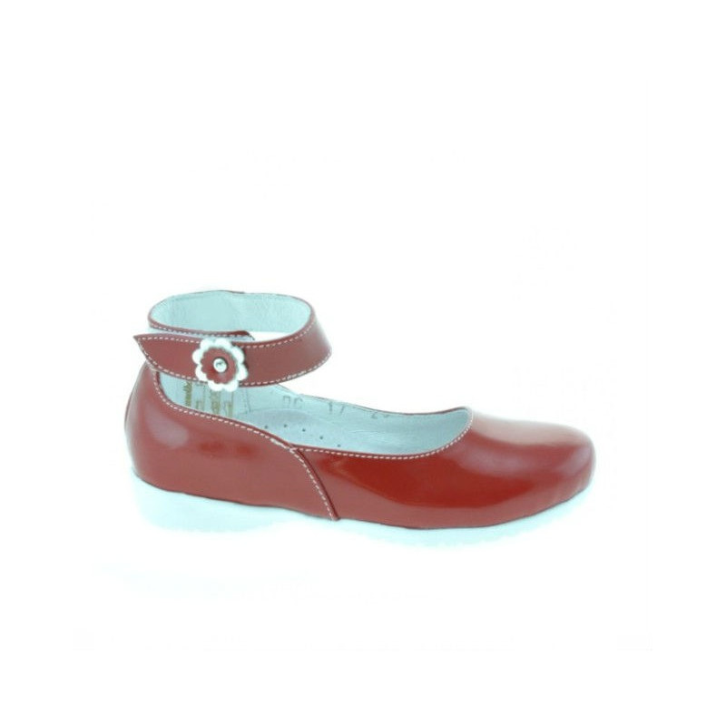 Buty dziecięce 17c lakierowane czerwone