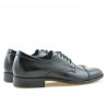 Eleganckie buty męskie 785 lakierowane czarne