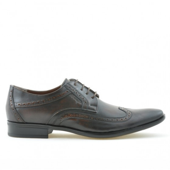 Eleganckie buty męskie 797 a brązowy