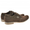 Męskie buty casual/eleganckie 730 kawa zamsz