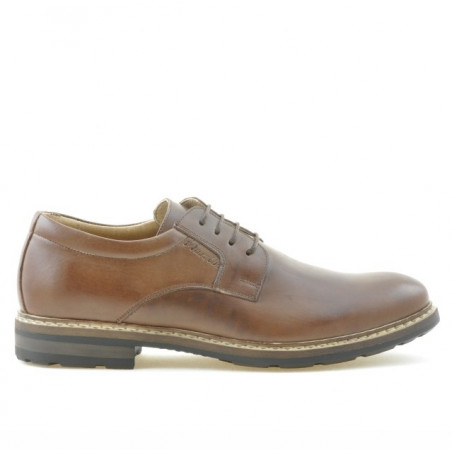 Casual / eleganckie buty męskie 755 brązowe