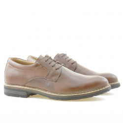 Casual / eleganckie buty męskie 755 brązowe