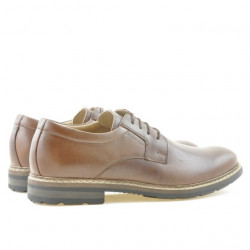 Casual / eleganckie buty męskie 755 brązowe