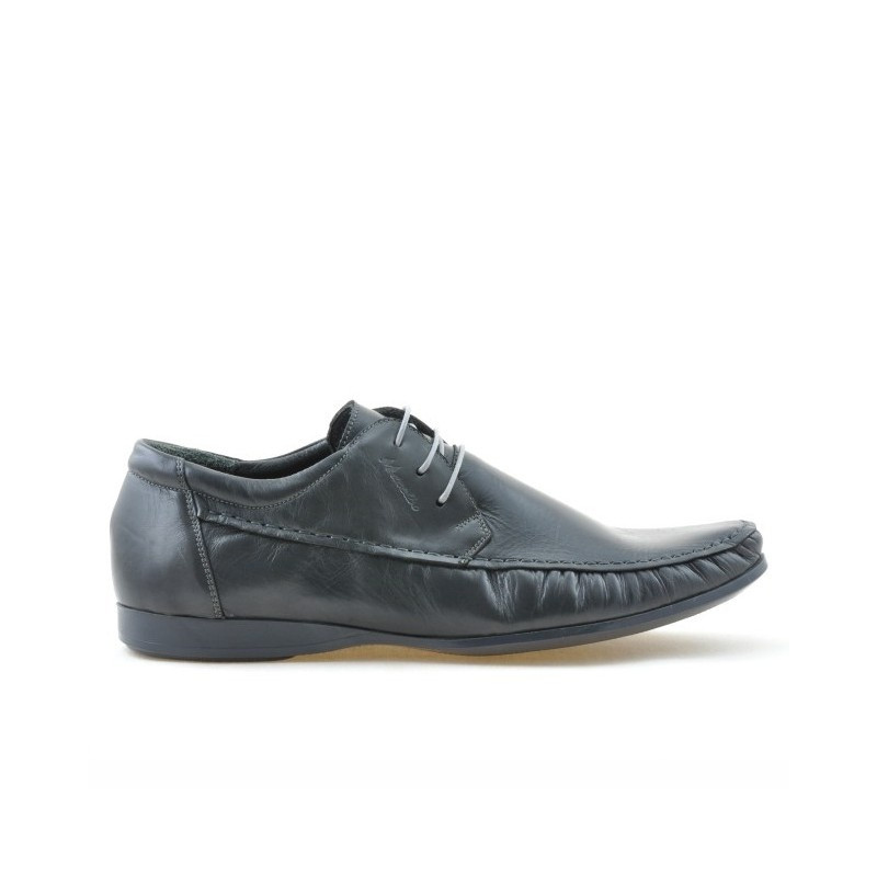 Buty casual / eleganckie męskie 862 szare