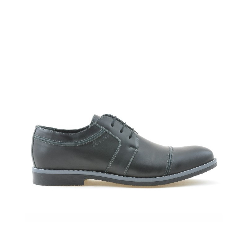 Casualowe / eleganckie buty męskie 749 czarne