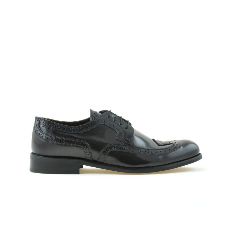 Eleganckie buty męskie 799 w bordowym kolorze