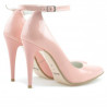Eleganckie buty damskie 1247 różowy lakier