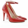 Eleganckie buty damskie 1247 lakierowane czerwone