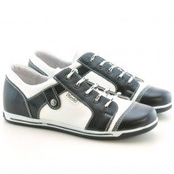 Damskie buty sportowe 143-1 czarne+białe