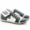 Damskie buty sportowe 143-1 czarne+białe