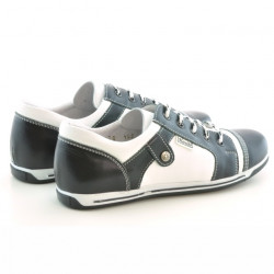 Damskie buty sportowe 143-1 czarne+białe