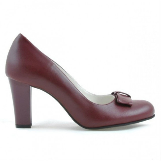 Eleganckie buty damskie 1245 bordowe