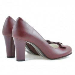 Eleganckie buty damskie 1245 bordowe