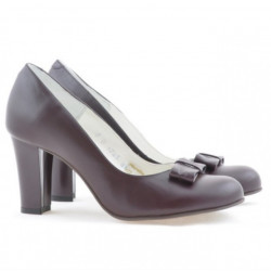 Eleganckie buty damskie 1245 bordowe
