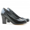 Eleganckie/casualowe buty damskie 643 czarny lakier
