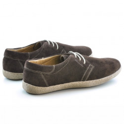 Casualowe buty męskie 774 cafe welur