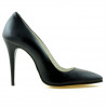 Damskie eleganckie pantofle 1241 czarne