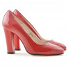 Eleganckie buty damskie 1214 lakierowane czerwone