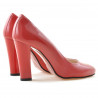 Eleganckie buty damskie 1214 lakierowane czerwone