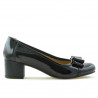 Damskie pantofi casual / eleganckie 636 lakierowane czarne