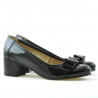 Damskie pantofi casual / eleganckie 636 lakierowane czarne
