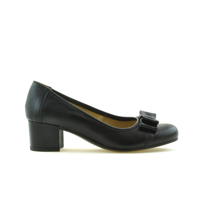 Casual / eleganckie buty damskie 636 czarne