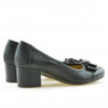 Casual / eleganckie buty damskie 636 czarne