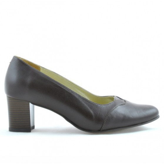Eleganckie buty damskie (model szeroki) 1072xxl kawa