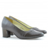 Eleganckie buty damskie (model szeroki) 1072xxl kawa