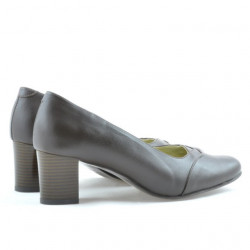 Eleganckie buty damskie (model szeroki) 1072xxl kawa