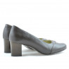 Eleganckie buty damskie (model szeroki) 1072xxl kawa